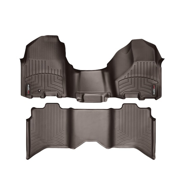 Front and Rear Floorliners - Over The Hump, 473281-472163